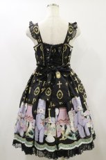 画像2: Angelic Pretty / Charlotte's Bearジャンパースカート Free ブラック H-24-09-12-079-AP-OP-NS-ZH (2)