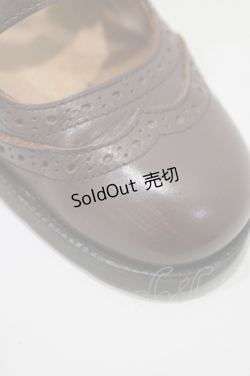 画像6: Jane Marple / 4ストラップシューズ M ブラウン H-24-09-13-077-JM-SH-KB-ZH (6)