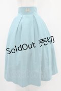 metamorphose / 【プラスサイズ】袴風タックロングスカート プラスサイズ グリーン(Light Blue-Green) H-24-09-17-023-ME-SK-NS-ZH