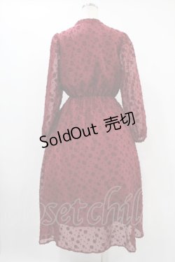画像2: LEBECCA boutique / 泣きたい夜のワンピース Free レッド H-24-09-17-034-EL-OP-NS-ZH