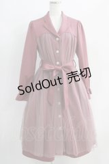axes femme / チュール重ねコーディガン M ピンク H-24-09-18-024-AX-TO-NS-ZH