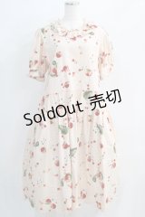 PINK HOUSE / フルーツプリントミディワンピース Free ピンク H-24-09-19-050-LO-OP-NS-ZH