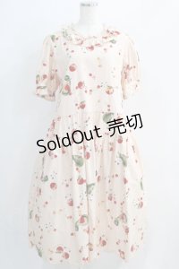 PINK HOUSE / フルーツプリントミディワンピース Free ピンク H-24-09-19-050-LO-OP-NS-ZH