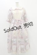 axes femme kawaii / ティティ×ベアファミリーワンピース M ピンク H-24-09-22-084-AX-OP-NS-ZH