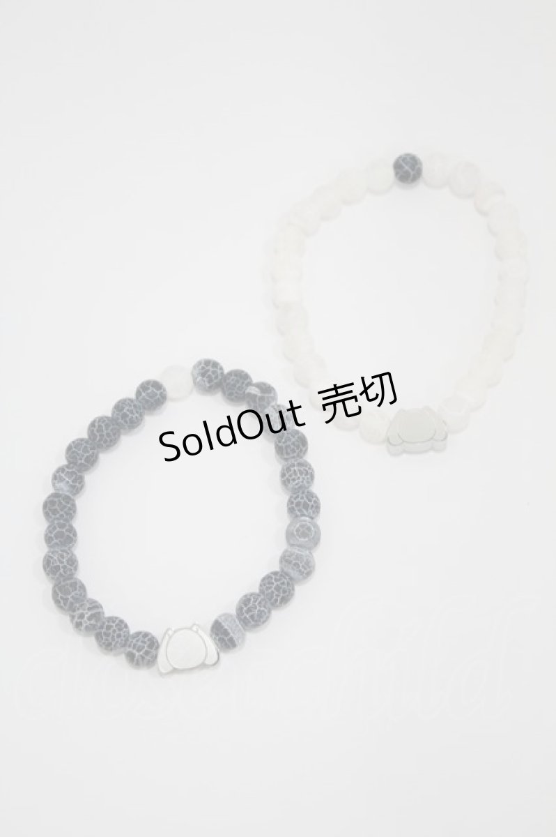 画像1: NieR CLOTHING / STONE BRACELET   H-25-06-15-1017-PU-AC-KB-ZH (1)