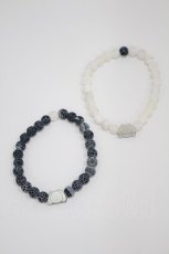 画像1: NieR CLOTHING / STONE BRACELET   H-25-06-15-1017-PU-AC-KB-ZH (1)