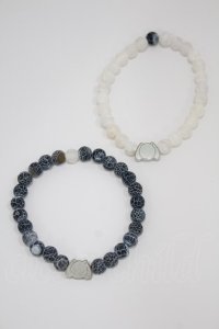 NieR Clothing / STONE BRACELET   H-25-06-15-1016-PU-AC-KB-ZH