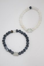 画像1: NieR CLOTHING / STONE BRACELET   H-25-06-15-1016-PU-AC-KB-ZH (1)
