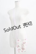 alcali / 青木美沙子コラボ ノベルティサコッシュ  オフ/サイベリアンストロベリー H-24-09-24-056-GO-BG-NS-ZH