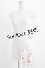 alcali / 青木美沙子コラボ ノベルティサコッシュ  オフ/サイベリアンストロベリー H-24-09-24-056-GO-BG-NS-ZH