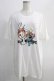 画像1: NieR Clothing / プリント半袖CUTSEW XL 白 H-25-05-11-1022-PU-TO-KB-ZH (1)