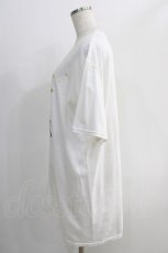 画像2: NieR CLOTHING / プリント半袖CUTSEW XL 白 H-25-08-17-008-PU-TO-KB-ZT159 (2)