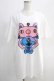 画像1: NieR Clothing / プリント半袖CUTSEW XL 白 H-25-05-11-1001-PU-TO-KB-ZH (1)