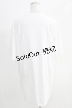 画像3: NieR Clothing / プリント半袖CUTSEW XL 白 H-24-09-27-068-PU-TO-KB-ZT075