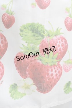 画像4: Emily Temple cute / トリプルStrawberryワンピース  オフ H-24-09-27-019-ET-OP-KB-ZT075