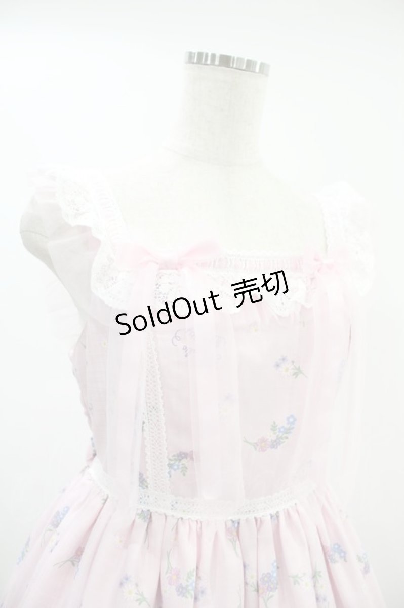 画像4: Angelic Pretty / Flower Kittenジャンパースカート Free ピンク H-24-09-28-008-AP-OP-NS-ZH (4)