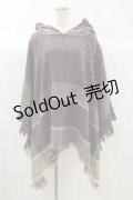 NieR Clothing / フードポンチョ  グレー H-24-09-29-021-PU-TO-KB-ZT100