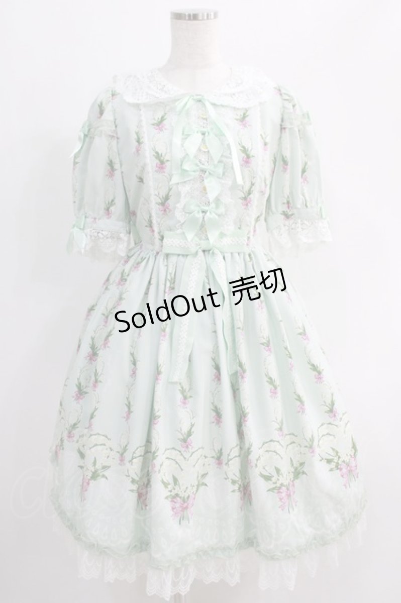 画像1: Angelic Pretty / すずらんBouquetワンピース Free ミント H-24-10-02-008-AP-OP-NS-ZH (1)