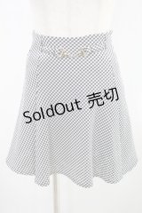 evelyn / ビットタックスカート Free ブラックギンガム H-24-10-03-1023-LO-SK-NS-ZH