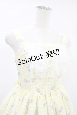 画像4: Angelic Pretty / Tulip Bouquetジャンパースカート Free イエロー H-24-10-04-032-AP-OP-NS-ZH