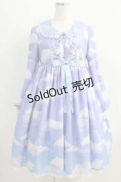 画像1: Angelic Pretty / Misty Sky Brilliant Colorワンピース Free Aqua Symfony H-24-10-05-048-AP-OP-NS-ZH