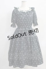 Melody BasKet / Little dot heartワンピース M ネイビー H-24-10-06-015-LO-OP-KB-ZH