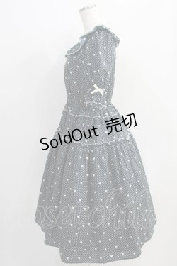 画像2: Melody BasKet / Little dot heartワンピース M ネイビー H-24-10-06-015-LO-OP-KB-ZH