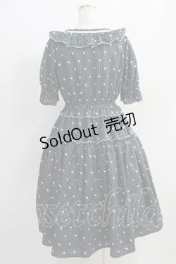 画像3: Melody BasKet / Little dot heartワンピース M ネイビー H-24-10-06-015-LO-OP-KB-ZH