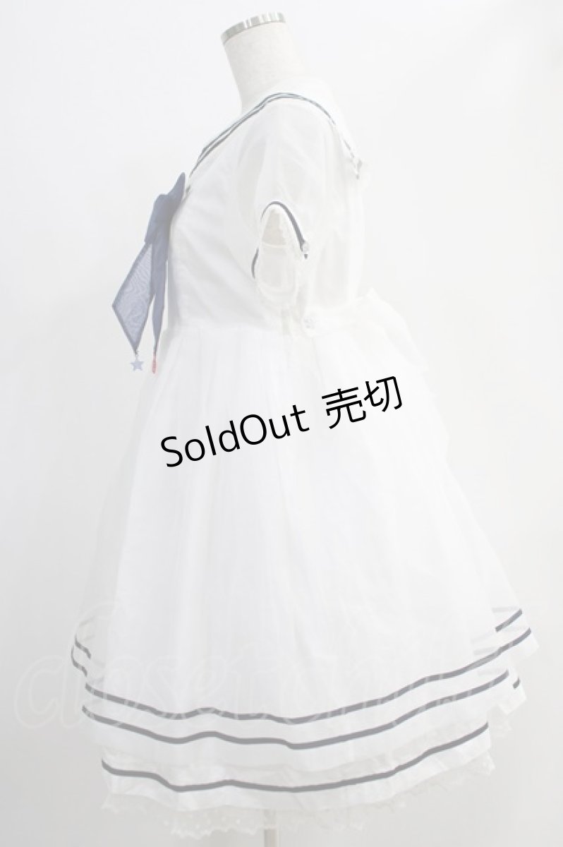 画像2: Angelic Pretty / フェアリーマリンワンピース Free 白 H-24-10-11-062-AP-OP-NS-ZH (2)