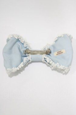 画像2: CHOCOCHIP COOKIE / リボンバレッタ  サックス H-24-10-13-009-LO-AC-NS-ZH