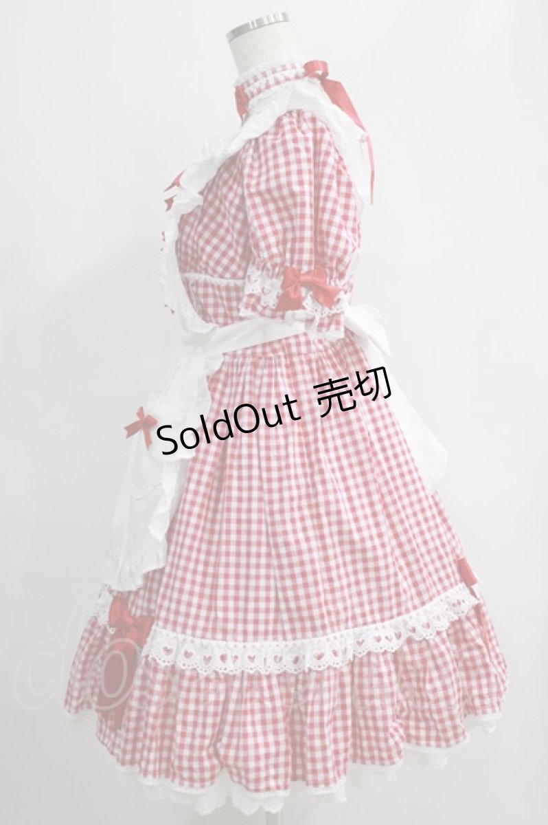 画像2: Angelic Pretty / Parlor DollワンピースSet Free アカ H-24-10-14-027-AP-OP-NS-ZH (2)