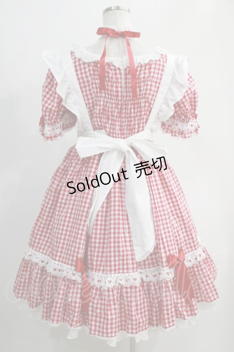 画像3: Angelic Pretty / Parlor DollワンピースSet Free アカ H-24-10-14-027-AP-OP-NS-ZH (3)
