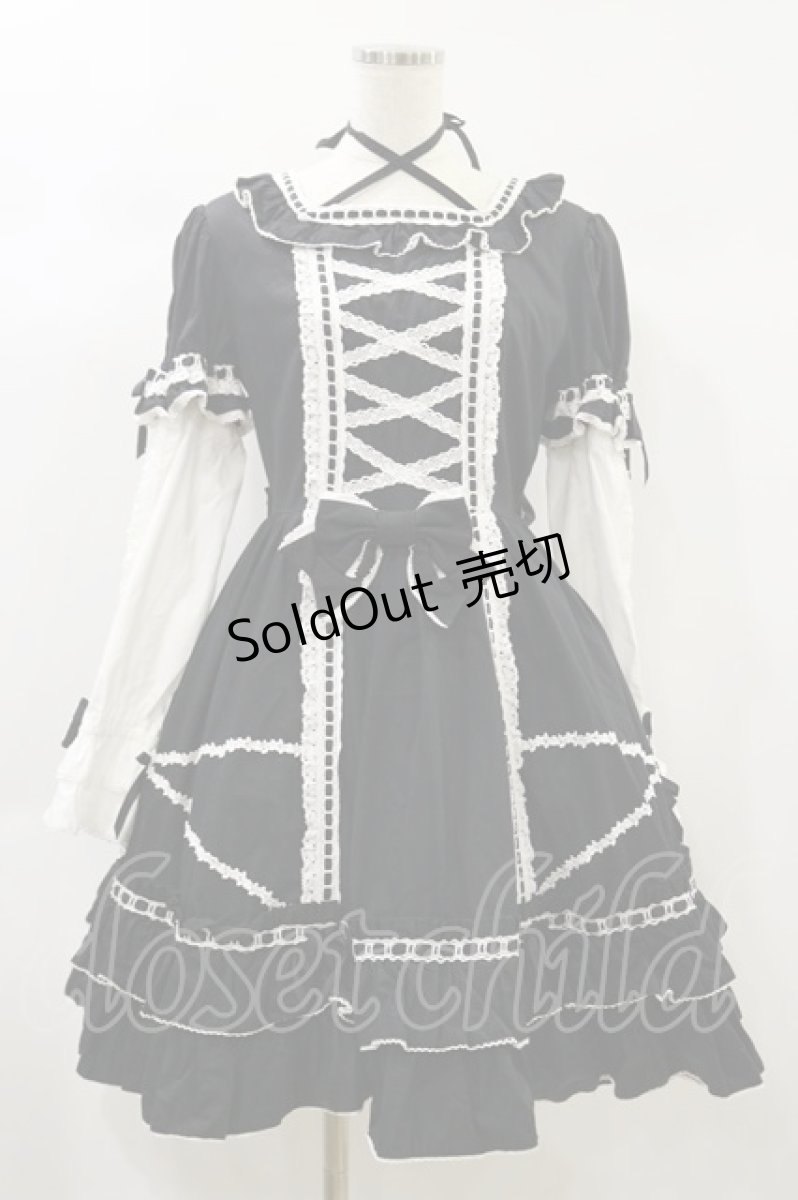 画像1: Angelic Pretty / プリキュートワンピース(2007年) Free ブラック H-24-10-16-077-AP-OP-NS-ZH (1)