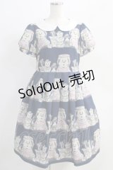 Emily Temple cute / my Dresserワンピース  ネイビー H-24-10-17-1037-ET-OP-KB-ZT110