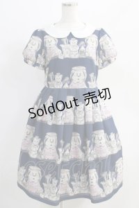 Emily Temple cute / my Dresserワンピース  ネイビー H-24-10-17-1037-ET-OP-KB-ZT110