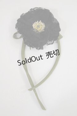 画像1: WONDERFUL WORLD / コサージュリボンブローチ  ブラック H-24-10-18-1005-LO-AC-NS-ZH