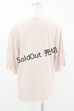 画像2: PINK HOUSE / リボンいっぱいフリル使いカットソー Free ピンク H-24-10-19-1057-LO-TO-NS-ZH