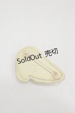 画像2: Q-pot. / High heel Sugar Cookieブローチ  イエロー H-24-10-22-025-QP-ZA-KB-ZH