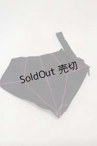 ALGONQUINS / 刺繍ポーチ  黒 H-24-10-22-042-AL-ZA-KB-ZH
