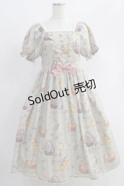 画像1: ALICE and the PIRATES / Toi et Moi〜想い出のビオラと秘密の鍵〜柄ワンピース Free 若草 H-24-10-23-037-PA-OP-NS-ZH