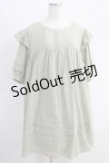 Maison de FLEUR Petite Robe canone / エンジェルショルダースモックワンピース Free グリーン H-24-10-26-1040-EL-OP-NS-ZH