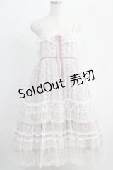 Angelic Pretty / Fairy Tulleジャンパースカート Free ピンク H-24-10-26-1012-AP-OP-NS-ZH