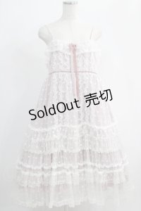 Angelic Pretty / Fairy Tulleジャンパースカート Free ピンク H-24-10-26-1012-AP-OP-NS-ZH