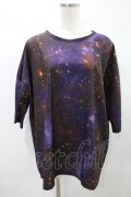 Drug Honey / ギャラクシーワイドTee  ネイビー H-25-05-11-1026-PU-TO-KB-ZH