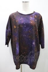 Drug Honey / ギャラクシーワイドTee  ネイビー H-25-05-11-1026-PU-TO-KB-ZH