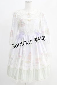 BABY,THE STARS SHINE BRIGHT / Salon de the Minette柄ワンピース Free ラベンダー H-24-10-29-067-BA-OP-NS-ZH