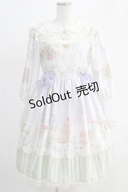 画像1: BABY,THE STARS SHINE BRIGHT / Salon de the Minette柄ワンピース Free ラベンダー H-24-10-29-067-BA-OP-NS-ZH