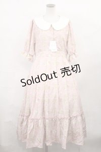 m petit by misako / NINA'sコラボ トワルドジュイワンピース L ピンク H-24-10-29-1023-LO-OP-NS-ZH