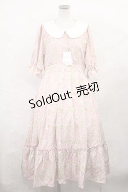画像1: m petit by misako / NINA'sコラボ トワルドジュイワンピース L ピンク H-24-10-29-1023-LO-OP-NS-ZH