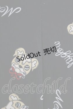 画像3: Meltyglow / 総柄トップス  黒 H-24-10-30-036-PU-TO-KB-ZT220